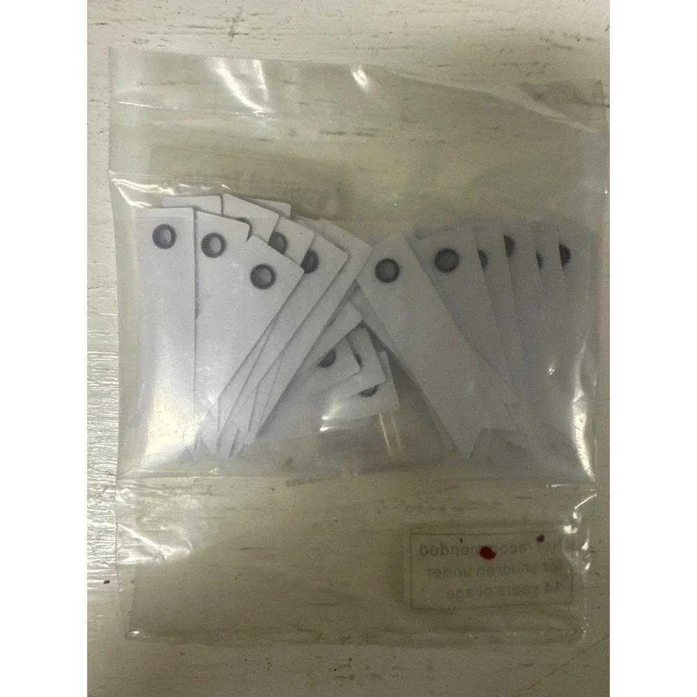 Thank You Eyelet Tags White Craft Embellishments 40 Pcs wedding Party‎ Favor